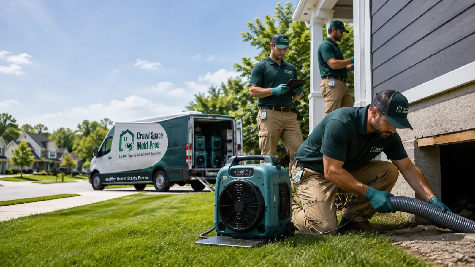 Crawl Space Mold Removal in Hume, CA